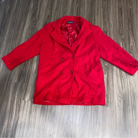 Manteau Femme Herman Kay Réversible – Motif Animal / Noir – Taille M